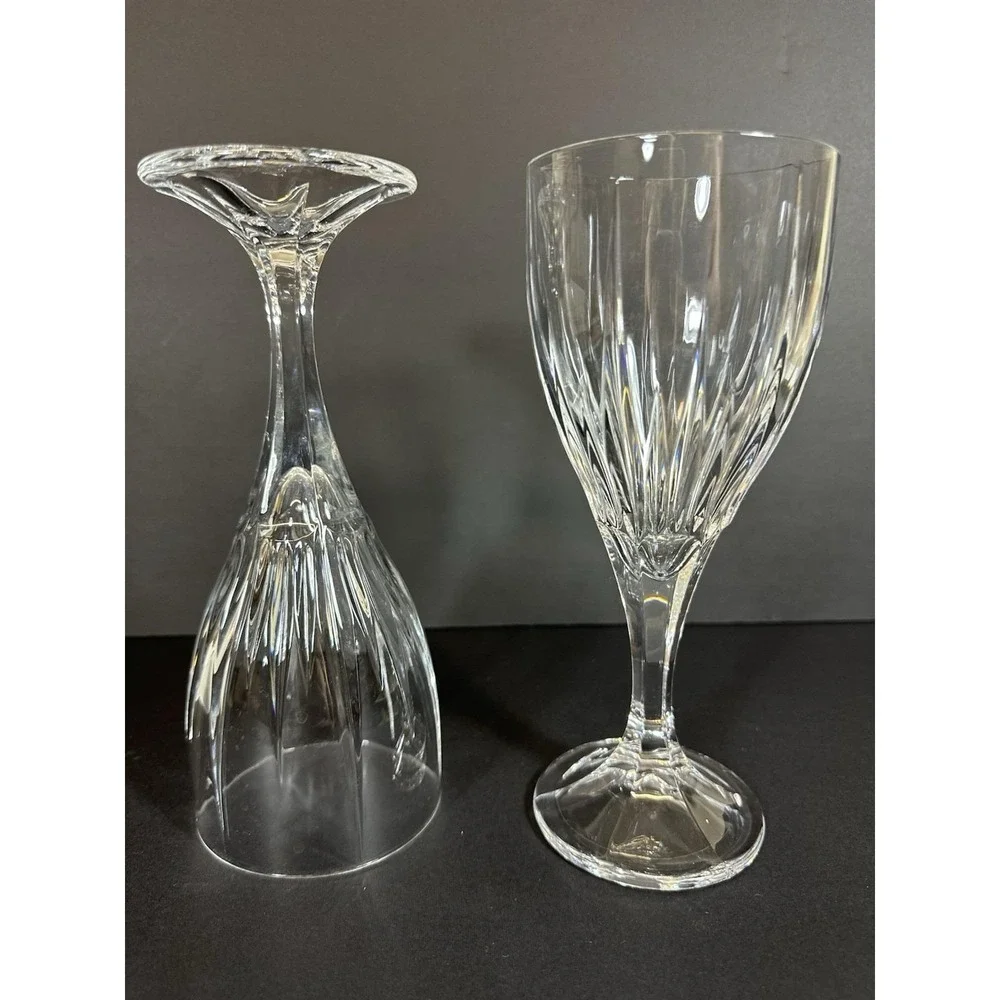 Godinger Ingrid Crystal Water Goblets ~8